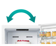 Lodówka Gorenje NRK6182PW4 No Frost 178,5cm Biała 292L - 1256546 - zdjęcie 9
